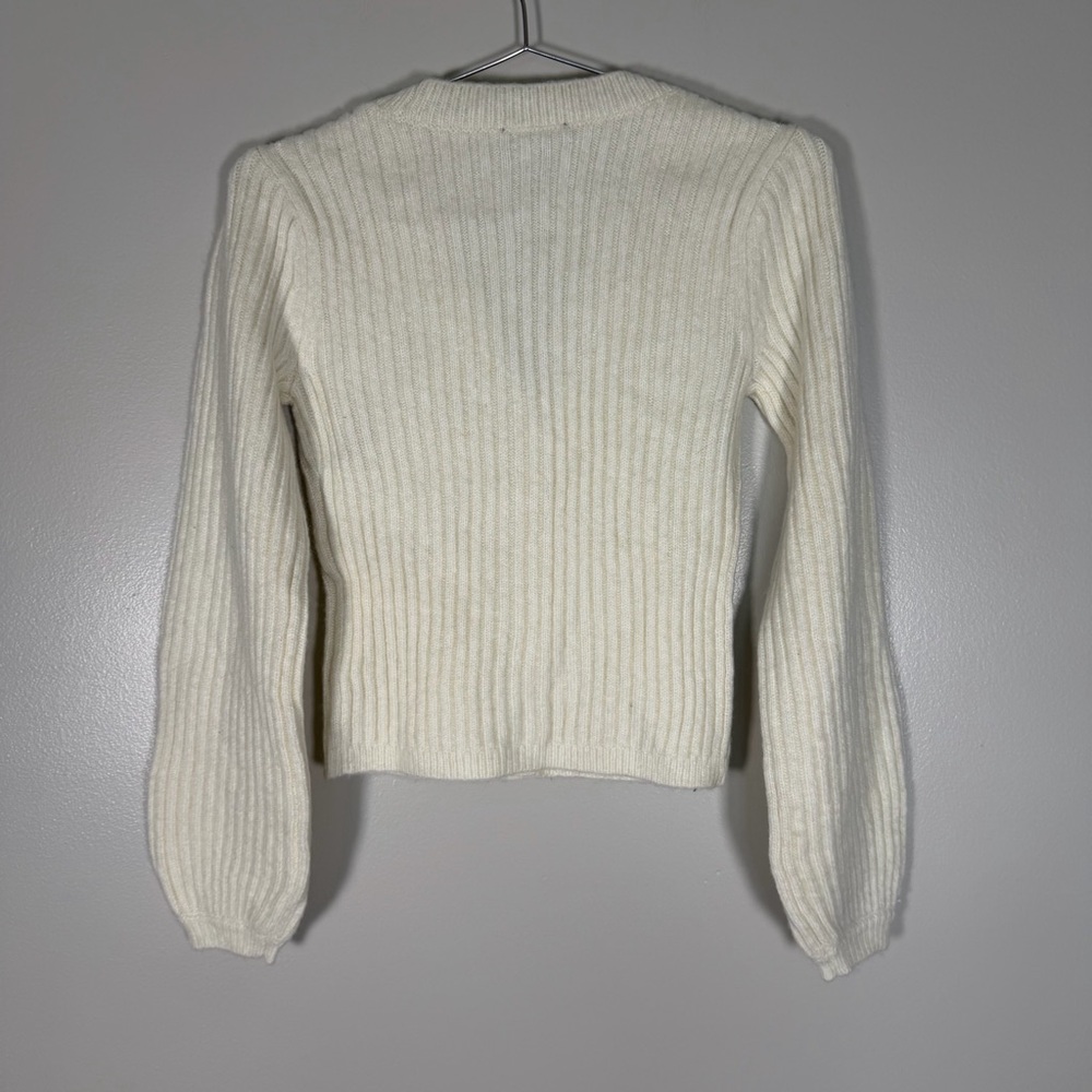 *NEW Donna Karan Jewel Button Bright Lights Big City Cardigan Size XXS (FLAW) - Picture 3 of 9